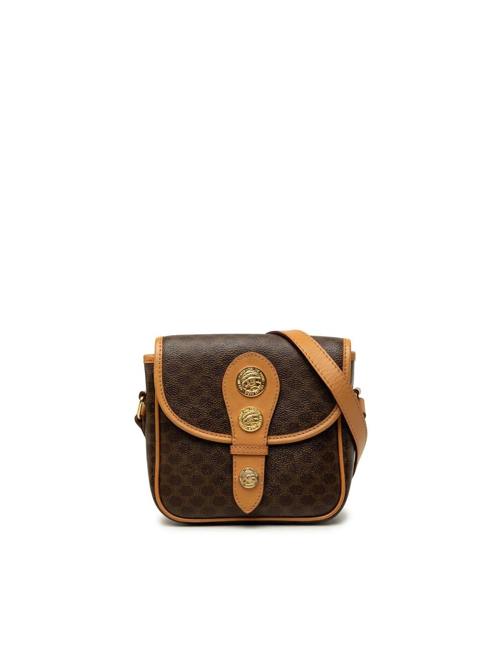 Celine Macadam Coated Canvas Crossbody #376308C56B